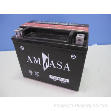 YXT12-BS Motorcycle Batteries 12V 10Ah